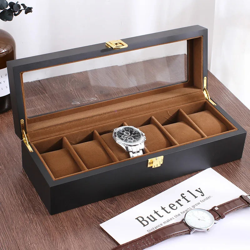 Boîte à Montre Vitre - Rangement Sécurisé et Élégant