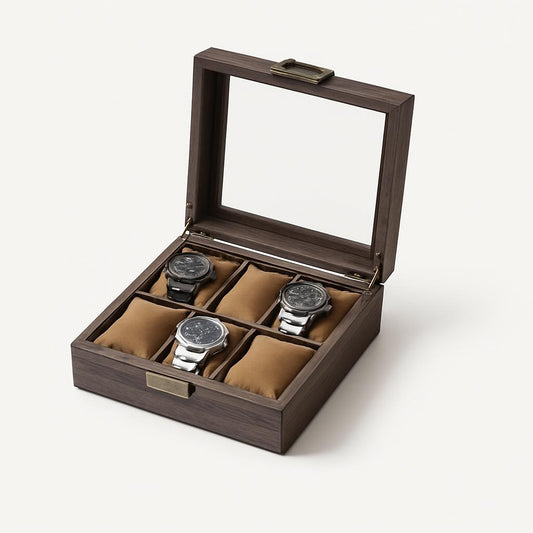 Boîte à Montre Bois Velours Sécurisée