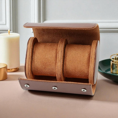 Boîte à Montre en Cuir - Rangement Pratique