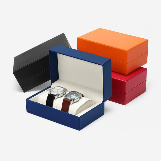 Boîte à Montre 2 Montres - Design Compact et Sécurisé