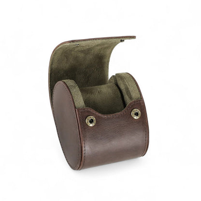 Boîte à Montre Rétro Cuir - Étui de Voyage