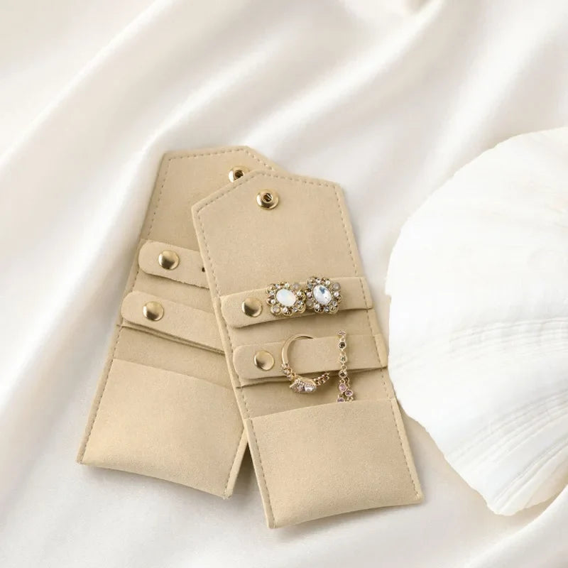 Boîte à Bijoux de Voyage Velours Compacte