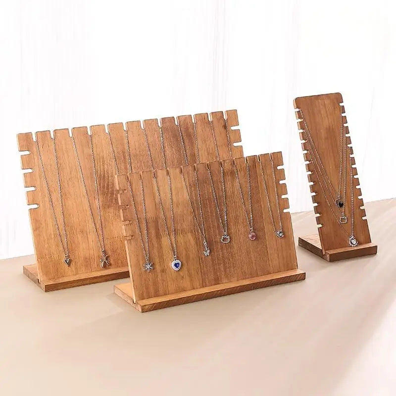 Porte Bijoux Bois pour Colliers - Pliable et Pratique