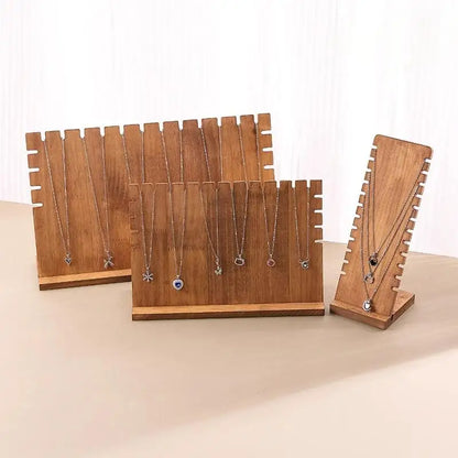 Porte Bijoux Bois pour Colliers - Pliable et Pratique