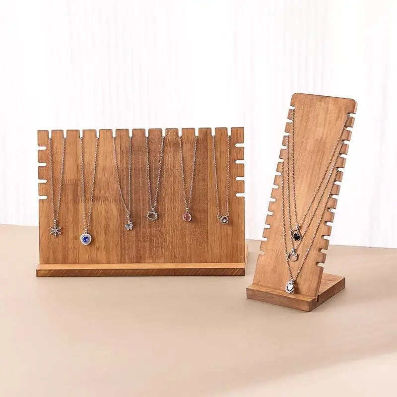 Porte Bijoux Bois pour Colliers - Pliable et Pratique