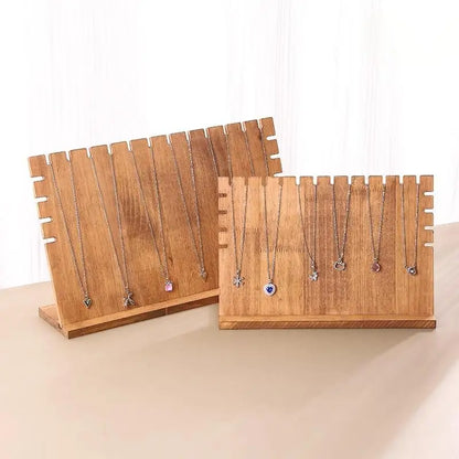 Porte Bijoux Bois pour Colliers - Pliable et Pratique