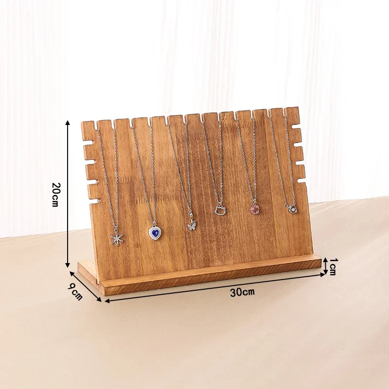 Porte Bijoux Bois pour Colliers - Pliable et Pratique
