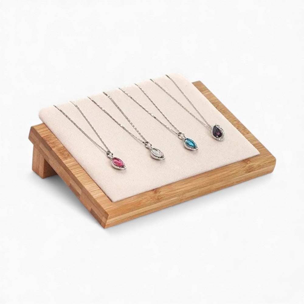 Support Colliers Bambou - Présentoir Bijoux Élégant
