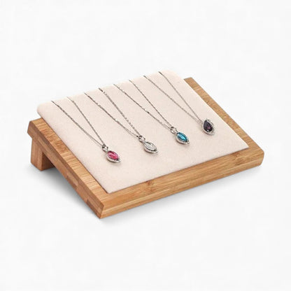 Support Colliers Bambou - Présentoir Bijoux Élégant