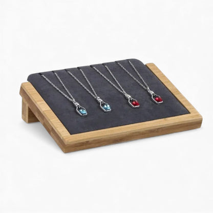 Support Colliers Bambou - Présentoir Bijoux Élégant