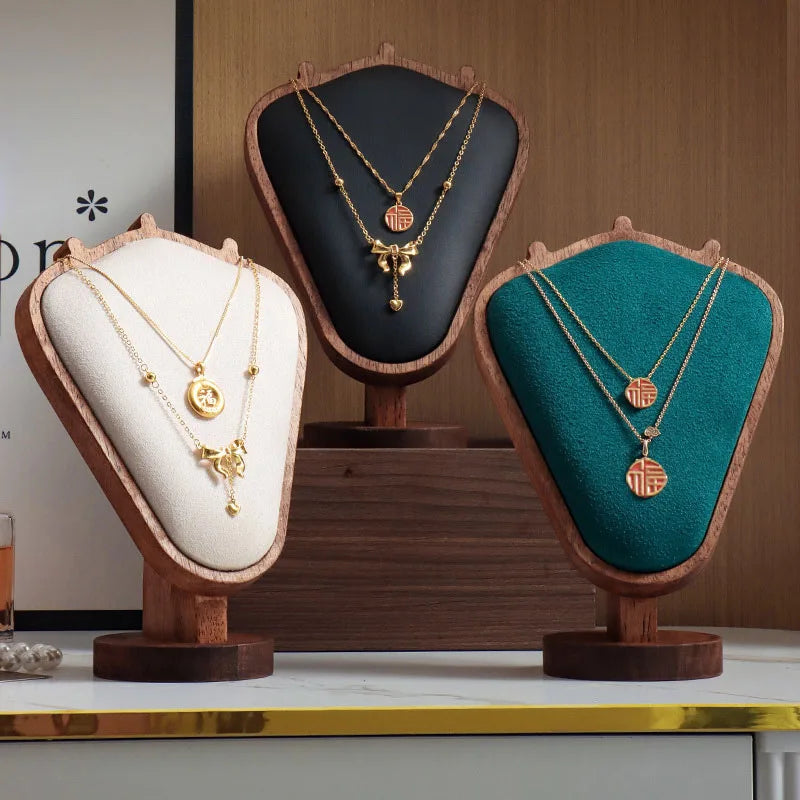 Support Colliers en Bois - Porte Bijoux