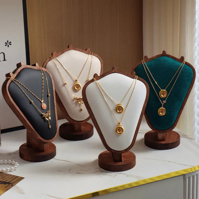 Support Colliers en Bois - Porte Bijoux