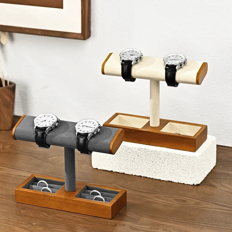 Porte Bijoux Bois Montres Bracelets Compact