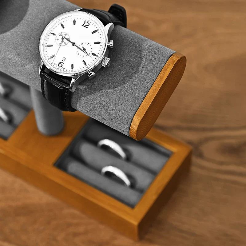 Porte Bijoux Bois Montres Bracelets Compact
