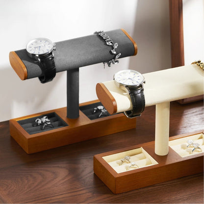 Porte Bijoux Bois Montres Bracelets Compact