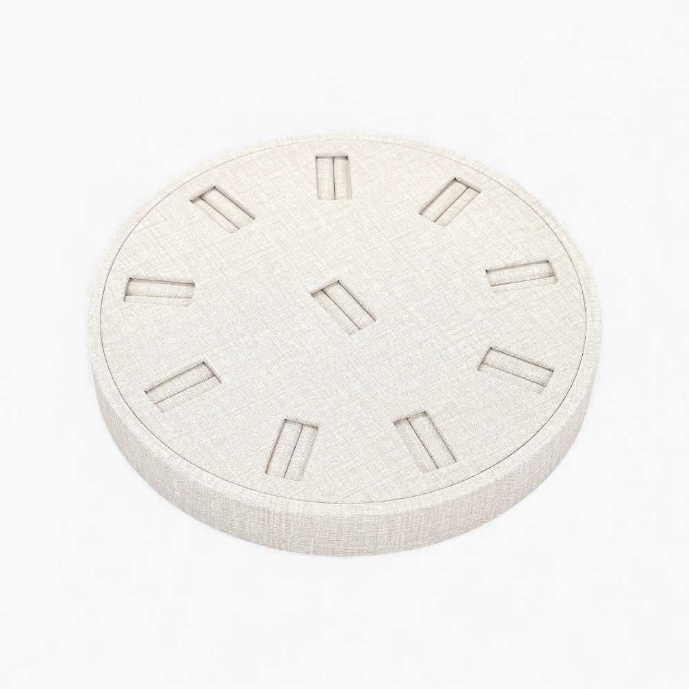 Porte Bijoux Rond pour Bagues - Multi-Compartiments