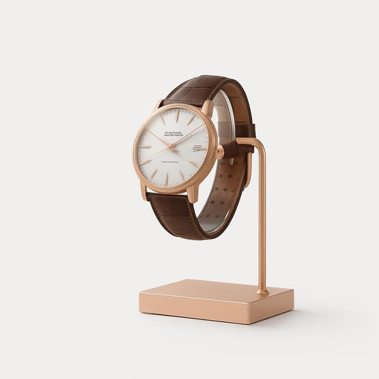 Support Montre Métal Rose Gold