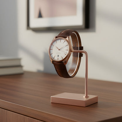 Support Montre Métal Rose Gold